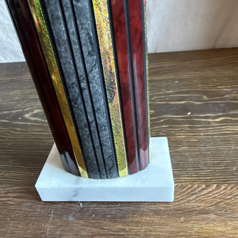 Lady Basketball Player Shooting Trophy 19” Tall San Francisco Fire Dept